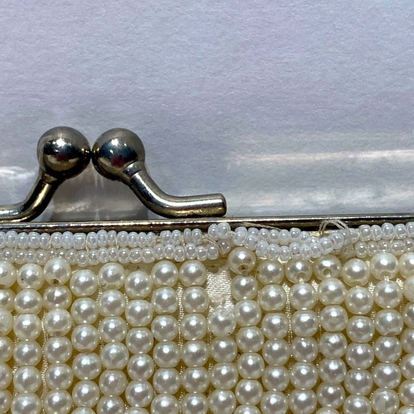 Vintage Pearl Beaded Evening Bag - Picture 4 of 6